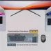 Fantech Go Pop WK895 Wireless Keyboard & Mouse Combo (Gray)