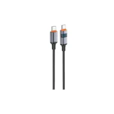 FONENG X116 1.2M 60W Aluminum Alloy Braided Type-C To C Cable With Power Display