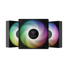 GAMDIAS NOTUS M1-1203 ARGB 120mm Black Casing Cooling Fan (3 in 1 Pack)