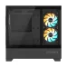 Gigabyte C201 Panoramic Mid Tower Black Micro-ATX Gaming Desktop Case