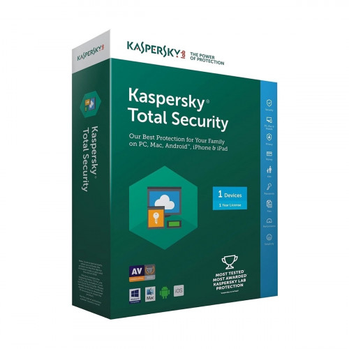 Kaspersky Total Security (1 User | 1 Year License)