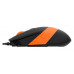 A4Tech FM10 Fstyler Wired Optical Mouse Black-Orange