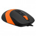 A4Tech FM10 Fstyler Wired Optical Mouse Black-Orange