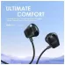 Oraimo Halo Airy Type-C Half In-ear Wired Earphone (Black)