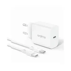 Oraimo OCW-E106S- CC54 20W Type C Fast Charger Pd 3.0 Wall Charger with Type-C Cable (White)