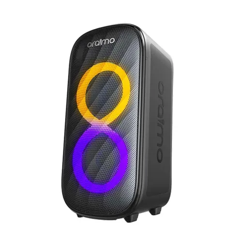 Oraimo SpaceBox Max Speed Black Portable Bluetooth Speaker With Dual Microphone #OBS-982