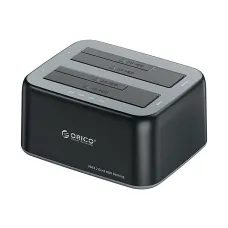ORICO 2.5/3.5 inch USB 3.2 (10 Gbps) Dual Bay Black External HDD/SSD Dock #6829C3-C