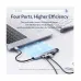 ORICO AHC1-3TF Type-C Male to USB 3.0, Dual USB 2.0 & TF Female Gray Converter #ORICO-AHC1-3TF-GY-BP
