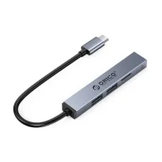 ORICO AHC1-3TF Type-C Male to USB 3.0, Dual USB 2.0 & TF Female Gray Converter #ORICO-AHC1-3TF-GY-BP