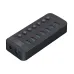 ORICO 7 Port USB 3.0 Male to 7 USB Female Black HUB #CT2U3-7AB-GY-BP