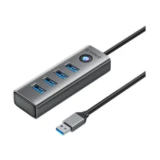 ORICO 4 Port USB 3.0 Male to Quad USB Female Gray HUB #Orico-PDD4U-U3-015-GY-EP