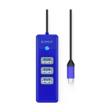 ORICO Type-C Male to Tri USB 3.0 & LAN Female Blue Converter #ORICO-PW3UR-C3-10-BL-EP
