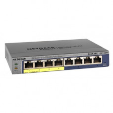 Netgear GS108PE 8-Port GIGABIT Plus Switch With 4 Port POE Switch