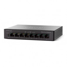 Cisco SG100D-08P 8-Port PoE Unmanaged Switch