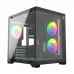 T-WOLF Mystery Box NV X5 Infinity ARGB Tempered Glass Black Micro-ATX Gaming Desktop Case