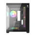 T-WOLF Mystery Box NV X5 Infinity ARGB Tempered Glass Black Micro-ATX Gaming Desktop Case