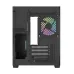 T-WOLF Mystery Box NV X5 Infinity ARGB Tempered Glass Black Micro-ATX Gaming Desktop Case