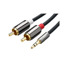 UGREEN 10591 3.5mm Male to 2 RCA Male, 5 Meter, Audio Cable # 10591
