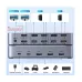 Ugreen AK500 (55455) HDMI KVM Black & Gray Switch with 4 USB Port #55455 (2 Computers, 2 Monitors)