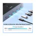 Ugreen AK500 (55455) HDMI KVM Black & Gray Switch with 4 USB Port #55455 (2 Computers, 2 Monitors)