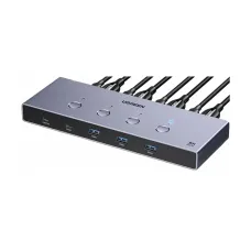 UGREEN AK701 (55397) HDMI KVM Gray Switch with 4 USB Port #55397