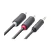 UGREEN AV102 (10513) 3.5mm Male to 2RCA Male, 5 Meter, Gray Audio Cable #10513