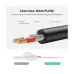 UGREEN AV116 (10584) 3.5mm Male to 2RCA Male, 2 Meter, Black Audio-Video Cable # 10584