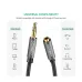 UGREEN AV118 (10593) 3.5mm Male to Female, 1.5 Meter, Black Audio Extension Cable # 10593