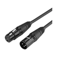 UGREEN AV130 (20712) XLR Male to XLR Female 5 Meter Black Microphone Extension Cable #20712
