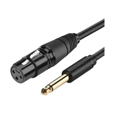 UGREEN AV131 (20719) 6.5mm Male to XLR Female 2 Meter Black Audio Cable # 20719