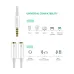UGREEN AV141 (10789) 3.5mm Male to Dual Female White Audio Converter #10789