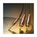 UGREEN AV170 (80847) 3.5mm Male to 2RCA Male, 2 Meter, Black Audio Cable #80847
