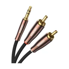 UGREEN AV170 (80847) 3.5mm Male to 2RCA Male, 2 Meter, Black Audio Cable #80847