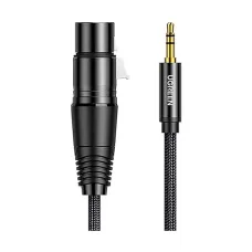 UGREEN AV182 (20244) 3.5mm (Three-Pole) Male to XLR Female Black Converter # 20244 (2 Meter)