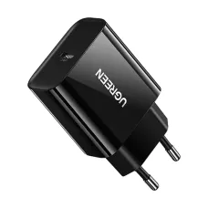 UGREEN CD137 (10191) 20W QC3.0 PD USB-C Black Charger / Charging Adapter #10191