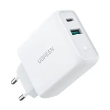 UGREEN CD170 (60468) 38W PD USB & USB-C White Fast Charger / Charging Adapter #60468