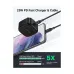 UGREEN CD250 (50577) USB-C 25W PD Black Charger / Charging Adapter With USB-C Black 2 Meter Cable #50577 (UK)