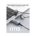 UGREEN CM383 (80864) USB Male to 3.5mm Female Gray Audio Converter #80864