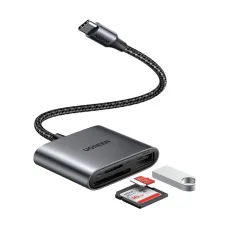 UGREEN CM387 (80798) Type-C Male to USB, SD & TF Female Gray Converter #80798