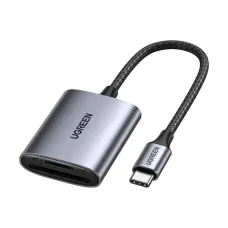 UGREEN CM401 (80888) USB Type-C Male to SD/TF Gray Card Reader #80888