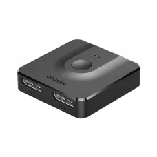 UGREEN CM430 (60622) DisplayPort Female to Female Black Switch# 60622 2 In 1 Out, 4K