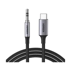 UGREEN CM450 (20192) USB Type-C Male to 3.5mm Male, 1 Meter, Black Audio Cable #20192