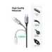 UGREEN CM450 (20192) USB Type-C Male to 3.5mm Male, 1 Meter, Black Audio Cable #20192