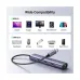 UGREEN CM475 (60600) Type-C Male to Tri USB 3.0 & Lan Female Grey Converter #60600