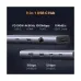 UGREEN CM498 (15375) Type-C Male to HDMI, Dual USB, LAN, SD, TF & Tri Type-C Female Gray Multiport Converter #15375