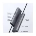 UGREEN CM498 (15600) Type-C Male to HDMI, VGA, Tri USB, LAN, SD, TF & Type-C Female Gray Multiport Converter #15600