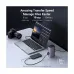 UGREEN CM555 (90325) Type-C Male to Tri USB, Dual Type-C, Dual HDMI, DP, MicroSD, TF, Audio & LAN Female Gray Converter #90325