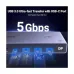 UGREEN CM695 (25962) DisplayPort KVM Gray Switch with 4 USB Port #25962