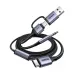 UGREEN CM772 (45009) USB-C Male to USB-C, USB-A & 3.5mm Male Charging & Audio Cable #45009 (60W)