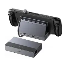 Ugreen CM800 (55733) Type-C Male to USB 3.2, Dual USB 2.0, PD Type-C, Type-C, Dp & SD/TF Female Gray HUB #55733